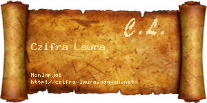 Czifra Laura névjegykártya